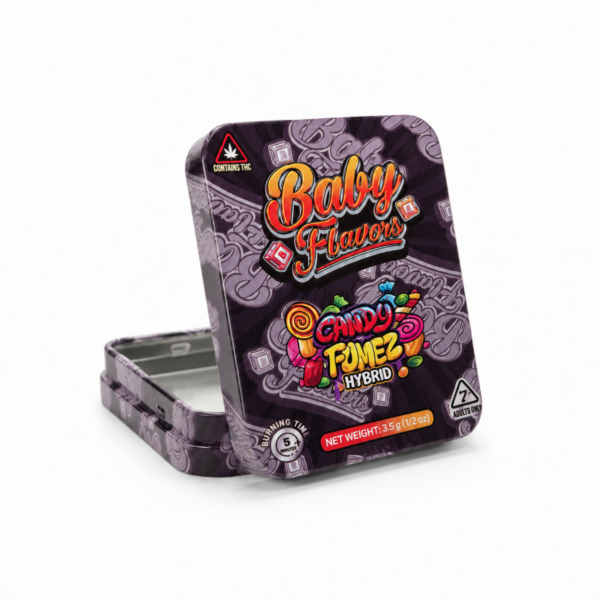 <b>Child-Resistant Snap Tin</b> <br>L: 74mm × W: 58mm × H: 20mm <br>SKU: 760CR-V5 - Image 2