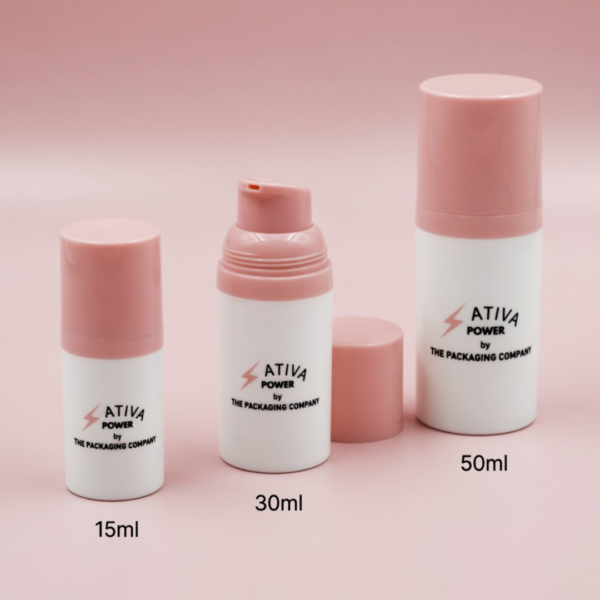 <B>Child-Resistant Airless Pump Bottle</B><br>16 CFR §1700.20 Certified | Airless | 0.21ml Precision Pump<BR>15ml, 30ml, 50ml <BR>SKU: 65AB-JY131-CR - Image 2