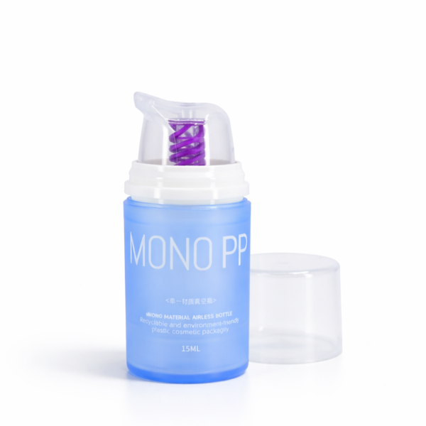 <b>Luxury Cosmetic Mono-Materials Airless Bottles for Lotion, Cream, Serum, Essence</b><br> 15ml, 30ml, 50ml <br>SKU: 869AB-SR-2101C - Image 3