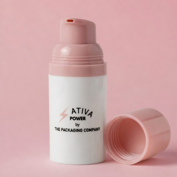 <B>Child-Resistant Airless Pump Bottle</B><br>16 CFR §1700.20 Certified | Airless | 0.21ml Precision Pump<BR>15ml, 30ml, 50ml <BR>SKU: 65AB-JY131-CR