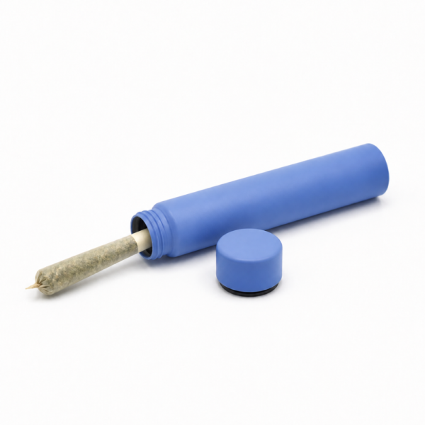 <b>Single Pre-Roll Aluminum Tube</b> <br>D: 20mm × H: Customizable <br>SKU: 729TB-K20-CR - Image 4