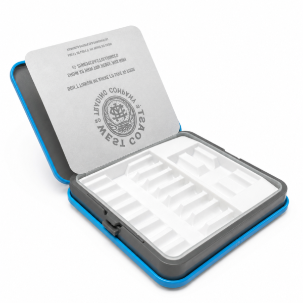 <b>Pre-Roll Tin Case</b><br>L: 102mm x W: 98mm x H: 14mm<br>SKU: 711CR-V1 - Image 2