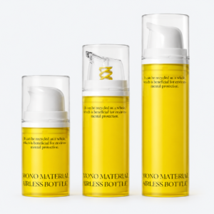 Luxury Cosmetic Mono-Materials Airless Bottles for Lotion, Cream, Serum, Essence 15ml, 30ml, 50ml SKU: 869AB-SR-2101C