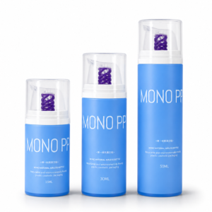 Luxury Cosmetic Mono-Materials Airless Bottles for Lotion, Cream, Serum, Essence 15ml, 30ml, 50ml SKU: 869AB-SR-2101C