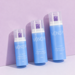 Luxury Cosmetic Mono-Materials Airless Bottles for Lotion, Cream, Serum, Essence 15ml, 30ml, 50ml SKU: 869AB-SR-2101C