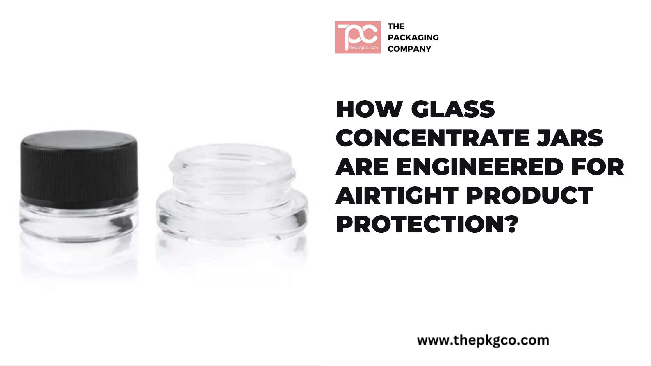 glass concentrate jars