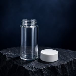 Child-Resistant Glass Pre-Roll Jar16 CFR §1700.20 Certified | 80ml | 5-Pack Upright DisplaySKU: 749GJ-JY-CrR023