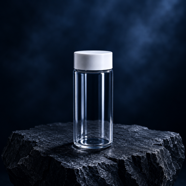 <b>Child-Resistant Glass Pre-Roll Jar</b><br>16 CFR §1700.20 Certified | 80ml | 5-Pack Upright Display<br>SKU: 749GJ-JY-CrR023