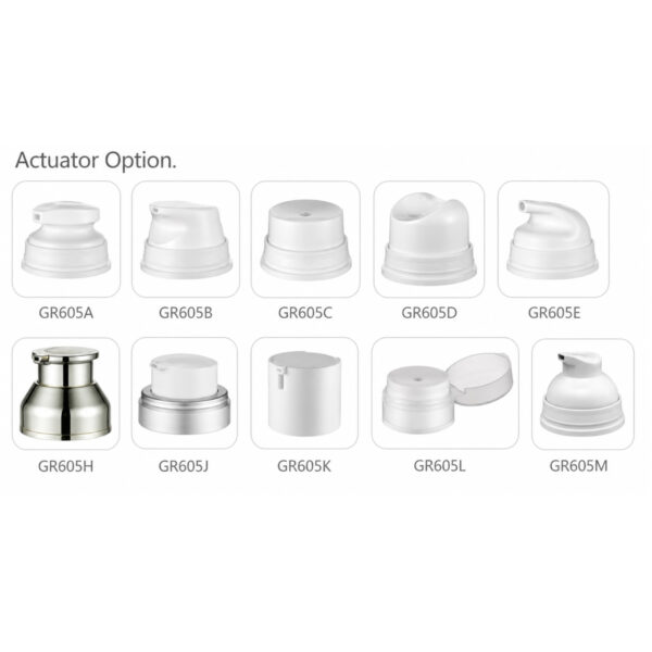 <b>Sustainable Mono-Material Airless Bottle </b><br> 30ml, 50ml, 80ml, 100ml, 120ml, 150ml, 200ml <br>SKU: 144AB-GR605 - Image 10