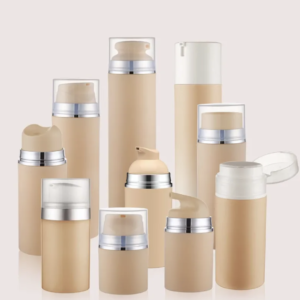 Sustainable Mono-Material Airless Bottle  30ml, 50ml, 80ml, 100ml, 120ml, 150ml, 200ml SKU: 144AB-GR605