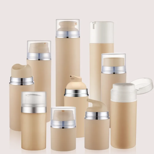 <b>Sustainable Mono-Material Airless Bottle </b><br> 30ml, 50ml, 80ml, 100ml, 120ml, 150ml, 200ml <br>SKU: 144AB-GR605