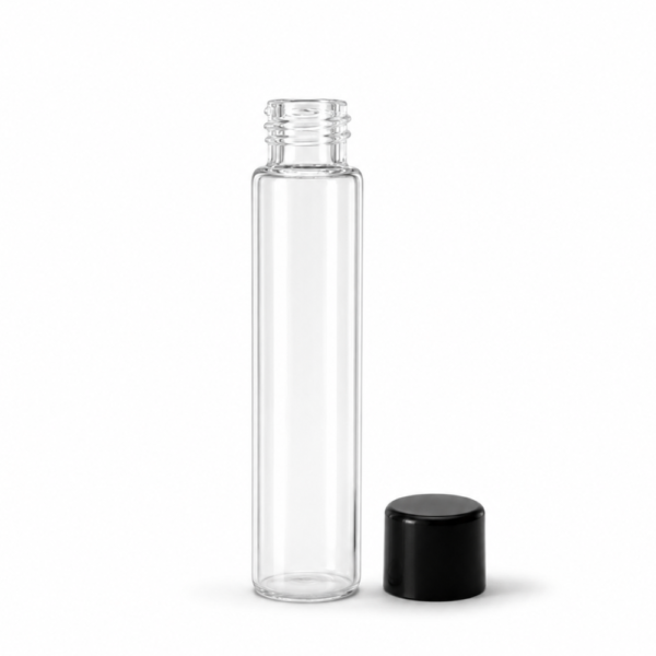 <b>Child-Resistant Glass Tube, Standard Cap</b><br>D: 22mm x H: 118mm<br>SKU: 749GT-CRT001D - Image 2