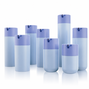 Twist to lock Airless Pump Bottles in PP & PCR Materials  30ml, 50ml, 80ml, 100ml, 120ml, 150ml, 200ml SKU: 144AB-GR605P