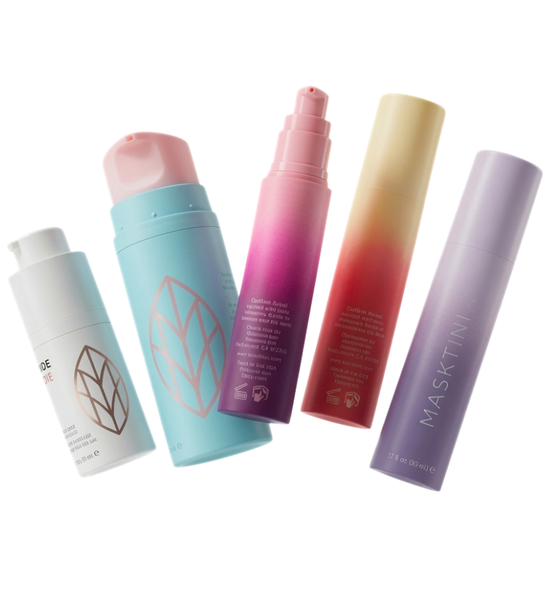 Airless pump bottles and jars for skincare brands by The Packaging Company