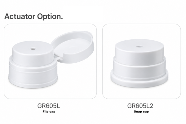 <b>Big Dosage PP/PCR Airless Pump Bottle with Flip-Top Cap </b><br> 30ml, 50ml, 80ml, 100ml, 120ml, 150ml, 200ml <br>SKU: 144AB-GR605L - Image 3