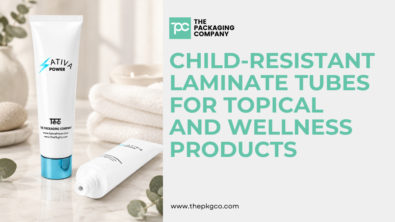 child resistant laminate squeeze tubes for topicals and wellness products cbd nutraceutical skinceutical medical tubes