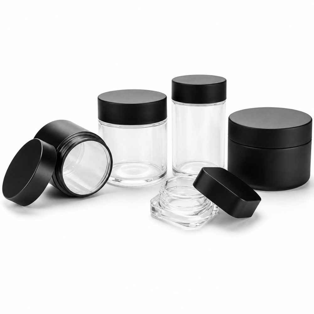 Child-resistant cannabis jars