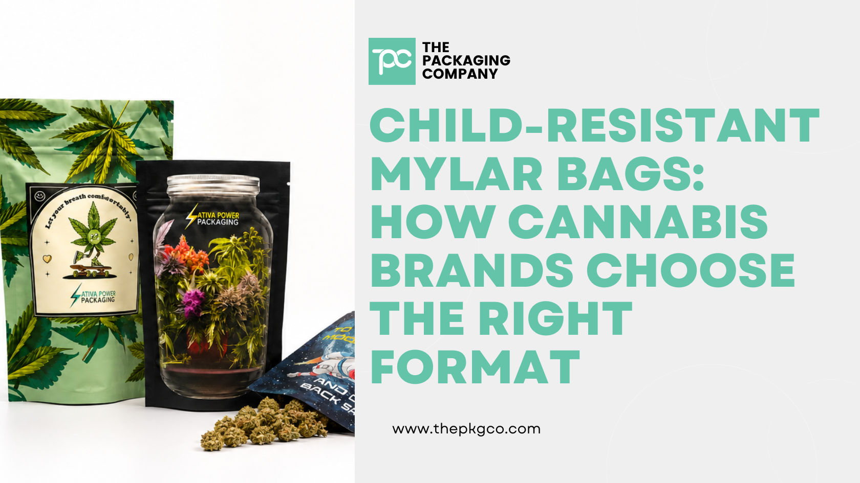 child resistant mylar bags for cannabis flower