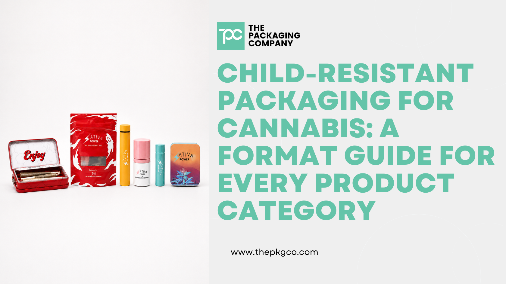 child resistant cannabis packaging