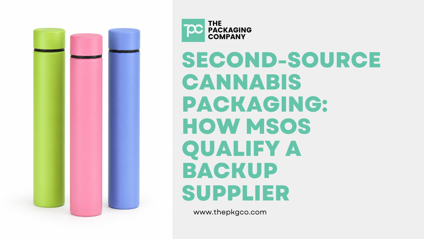 Second-Source Cannabis Packaging: How MSOs Qualify a Backup Supplier Without Rebuilding Every SKU